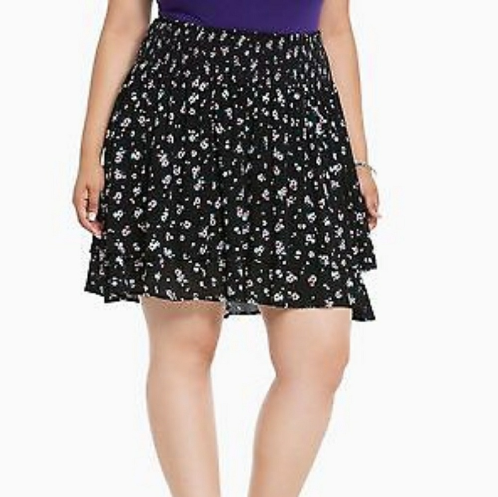 Torrid floral skirt